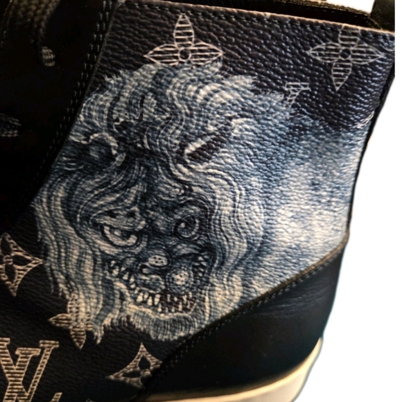 Louis VuittonTrainer HighTop Mongram Lion Mns US 9 EU42 - Picture 6 of 11